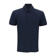 Etro Pegasus Logo Polo Shirt Blue, Herr