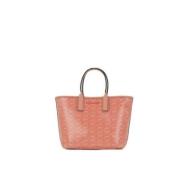 Michael Kors Sherbert Jacquard Logo Tote Handväska Pink, Dam