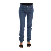 Costume National Elegant Boy Fit Blue Wash Jeans Blue, Dam