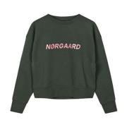 Mads Nørgaard Mjuk Sweatshirt Tilvina Sassafras Unexplored Green, Dam