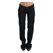 Costume National Stilren Straight Leg Jeans Blue, Dam