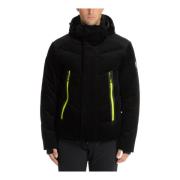 Emporio Armani EA7 Snap-Zip Plain Logo Multipocket Jacka Black, Herr