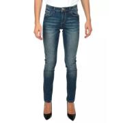 YES ZEE Blå Skinny Fit Push-Up Jeggings Blue, Dam