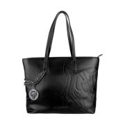 Plein Sport Elegant Shopper med Dekorativ Kedja Black, Dam