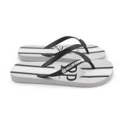 Philipp Plein Vår/Sommar Unisex Syntetiska Flip Flops Gray, Unisex