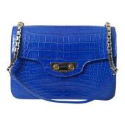 Balenciaga Elegant Alligator Kedja Axelväska Blue, Dam