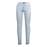 Gant Slim Fit Ljusblå Jeans Blue, Dam