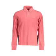 Gant Elegant långärmad polotröja i rosa Red, Herr