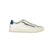 Hugo Boss Vit Polyester Sneaker med Snören White, Herr