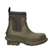 Hunter Ankle Boots Green, Dam