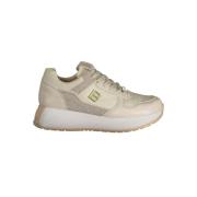 Laura Biagiotti Beige Sneaker med Kontrastdetaljer Beige, Dam