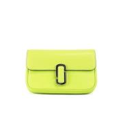 Marc Jacobs Grön Glöd Läder Crossbody Axelväska Yellow, Dam