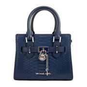 Michael Kors Orm Crossbody Vska Marin Lder Blue, Dam