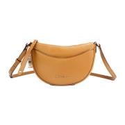 Michael Kors Dover Small Half Moon Crossbody Väska Orange, Dam