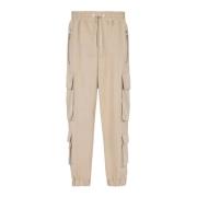 Balmain Tapered Cargo Byxor Beige, Herr