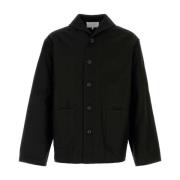 Maison Margiela Stiligt Svart Bomulls Jacka Black, Herr