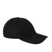 Loro Piana Svart Cashmere Baseballkeps Black, Herr