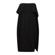 Ulla Johnson Danica Asymmetrisk Midi Kjol Black, Dam