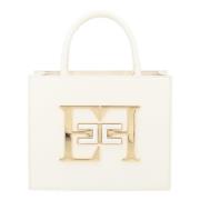 Elisabetta Franchi Smör Väska Bs06A46E2-193 White, Dam