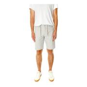 Nn07 Casual Shorts med Dragsko i Midjan Gray, Herr