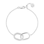 Sif Jakobs Jewellery Capizzi Due Armband med Vita Zirkoner Gray, Dam