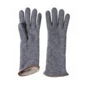 Restelli Guanti Kashmir Vändbara Handskar Gray, Unisex