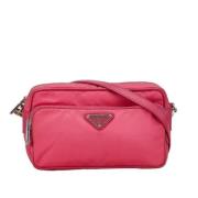 Prada Vintage Pre-owned Laeder axelremsvskor Pink, Dam