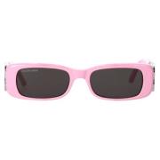 Balenciaga Vintage Pre-owned Acetat solglasgon Pink, Dam