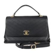 Chanel Vintage Pre-owned Laeder handvskor Black, Dam