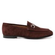 Gucci Suede Horsebit Loafers Chokladbrun Brown, Dam