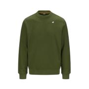 K-Way Baptiste Heavy Fleece Sweatshirt Green, Herr