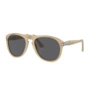 Persol Unik Solglasögon Design Teknologi Ikon Pil Beige, Unisex