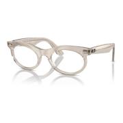 Ray-Ban Oval Wayfarer Glasögonbågar Beige, Unisex