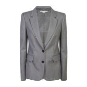 Stella McCartney Grå ytterplagg Aw24 Dammode Gray, Dam