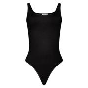 Wolford Svart Jamaike String Body Black, Dam