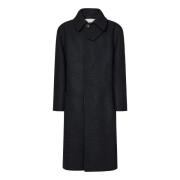 Jil Sander Oversized Wool Coat Grey Aw24 Gray, Herr