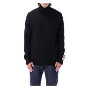 Golden Goose Stilren Merino High Neck Sweater Black, Herr