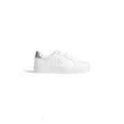 Calvin Klein Jeans Bold Vulc Flatf Lace Damskor White, Dam