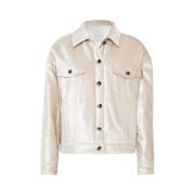 Brunello Cucinelli Pärlfinishad Vadderad Jacka Beige, Dam