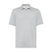 Brunello Cucinelli Stiliga T-shirts och Polos Gray, Herr