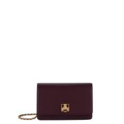 Elisabetta Franchi Stilren Bordeaux Axelväska Red, Dam