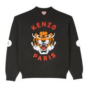 Kenzo Svarta Tröjor för Män Black, Herr