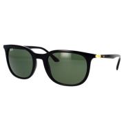 Ray-Ban Stiliga solglasögon gröna linser Black, Unisex