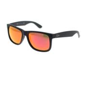 Ray-Ban Justin Solglasögon Stiliga Gradientglas Black, Unisex