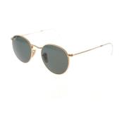 Ray-Ban Retro Runda Metall Polariserade Solglasögon Yellow, Unisex