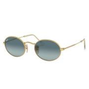 Ray-Ban Vintage Oval Solglasögon Blå Gradient Yellow, Unisex