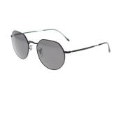 Ray-Ban Klassiska runda solglasögon Rb3565 Jack Black, Unisex