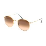 Ray-Ban Retro Runda Metall Solglasögon Rb3447 Brown, Unisex