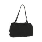 Fendi Vintage Pre-owned Canvas handvskor Black, Dam