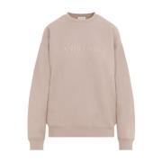 Saint Laurent Neutral Sweatshirt Kollektion Aw24 Beige, Dam